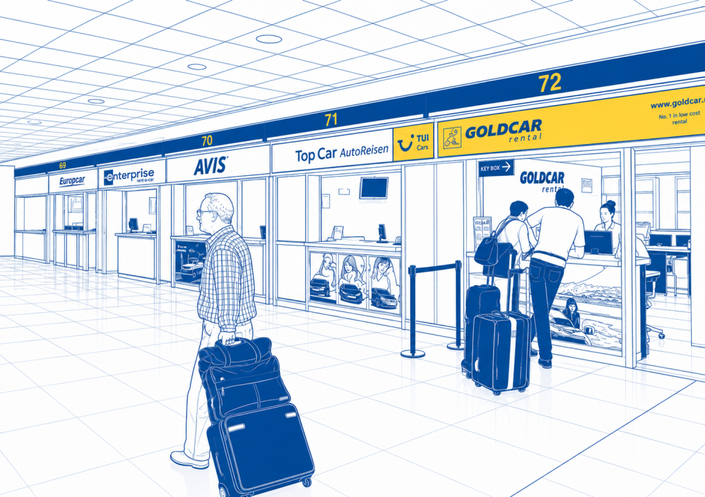 Autovermietungen am Flughafen Gran Canaria