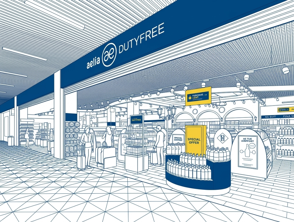 Duty-Free Shopping am Flughafen Danzig