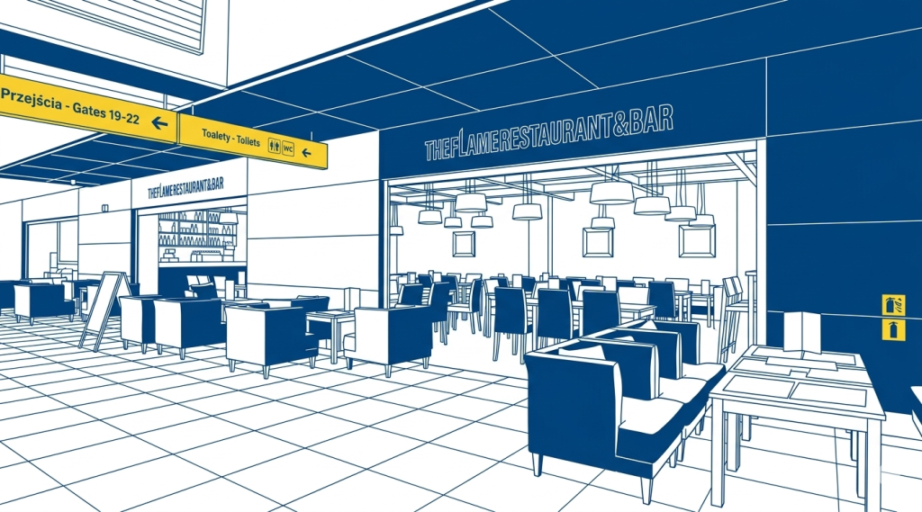 Restaurants am Flughafen Danzig