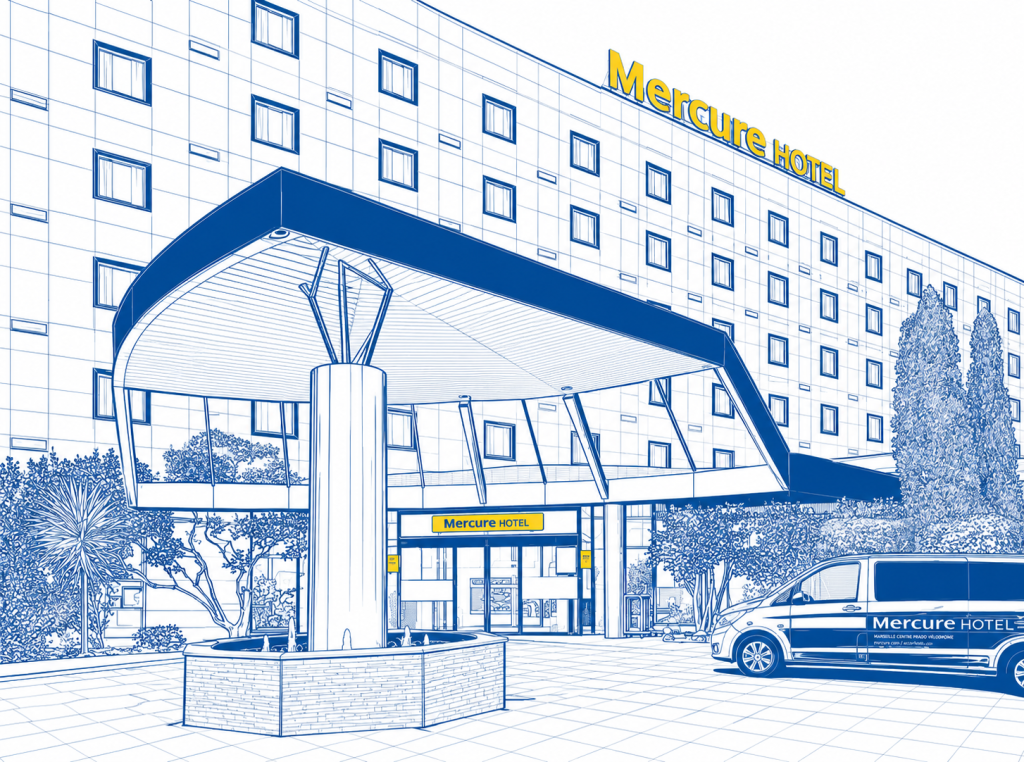 Mercure Bordeaux Aéroport in der Nähe des Flughafens Bordeaux-Mérignac