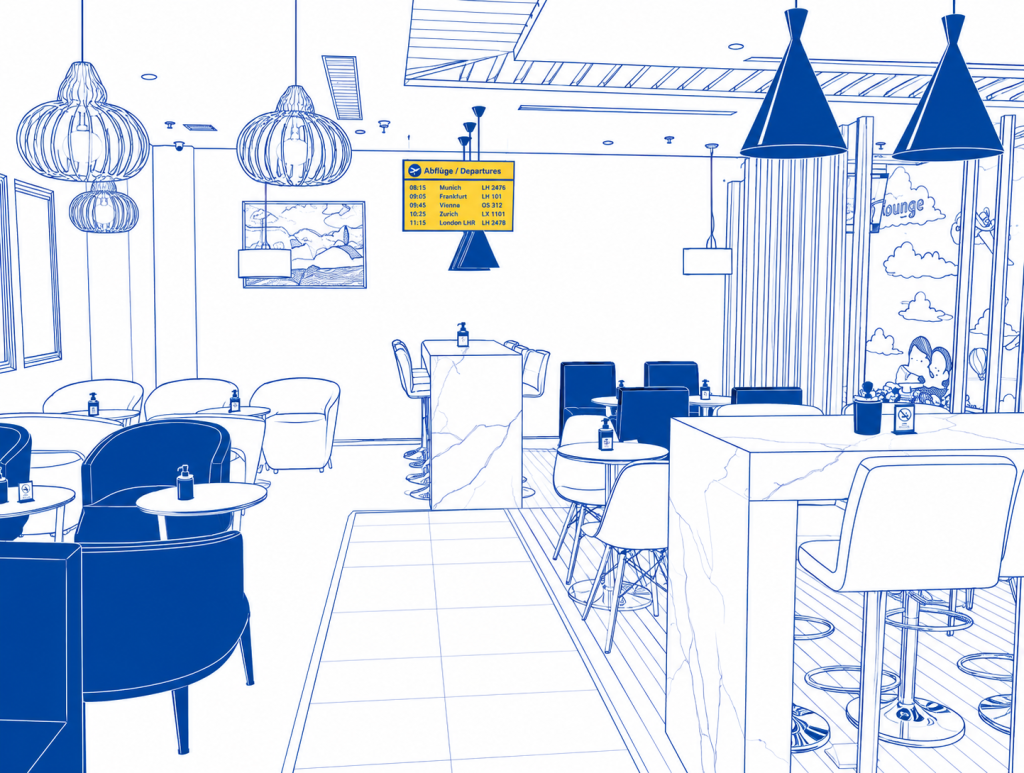 "The Lounge" VIP Lounge am Flughafen Thessaloniki