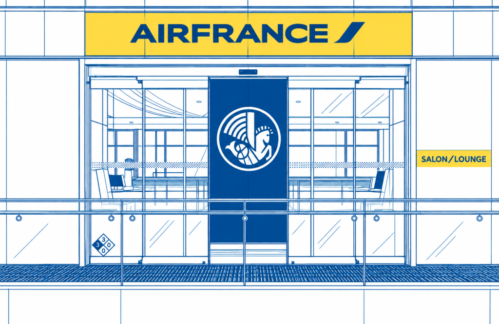 Air France Lounge am Flughafen Los Angeles