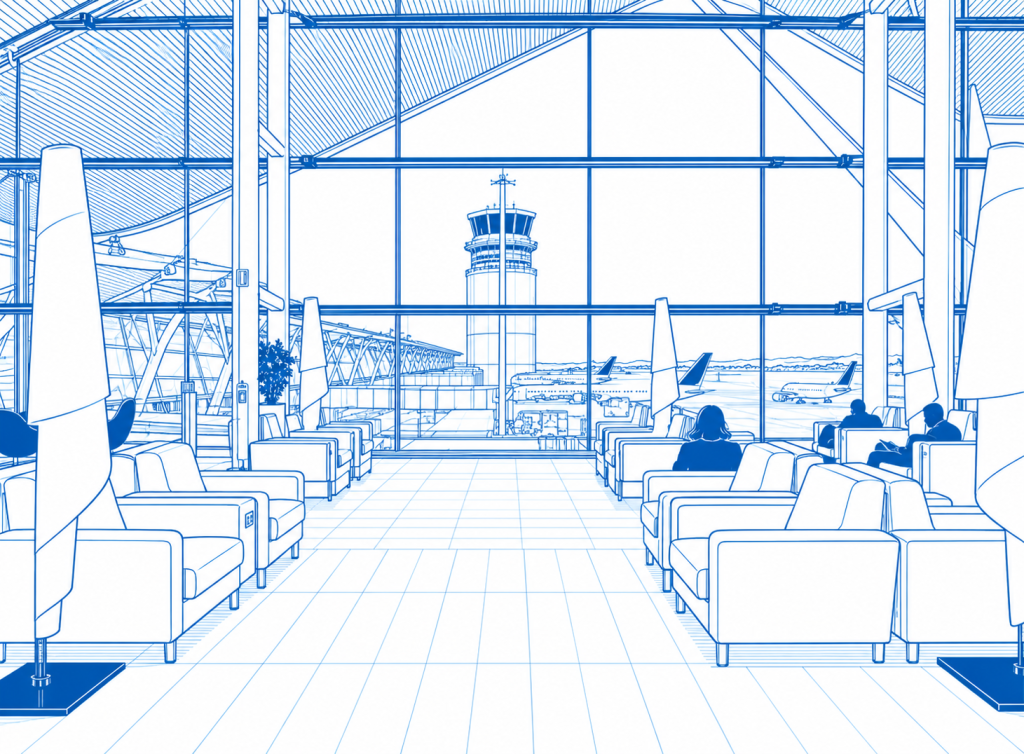 Neptuno VIP Lounge am Flughafen Madrid im Terminal 4S
