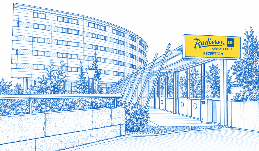 Radisson Airport Hotel am Flughafen Oslo Gardermoen