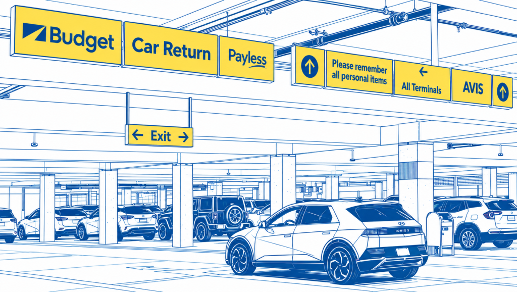 Autovermietungen am Flughafen Los Angeles