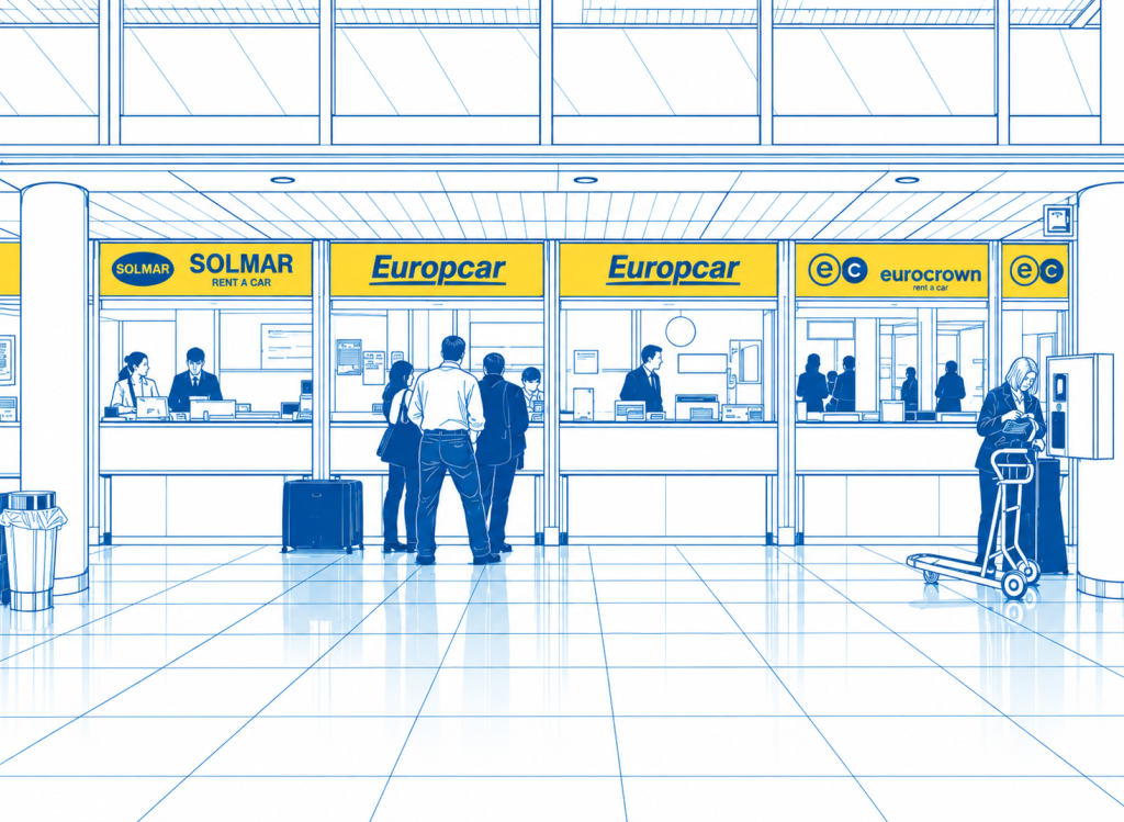 Autovermietungen am Flughafen Madrid