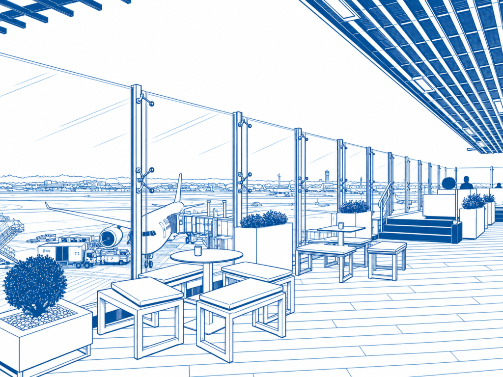 Cibeles VIP Lounge am Flughafen Madrid im Terminal 1