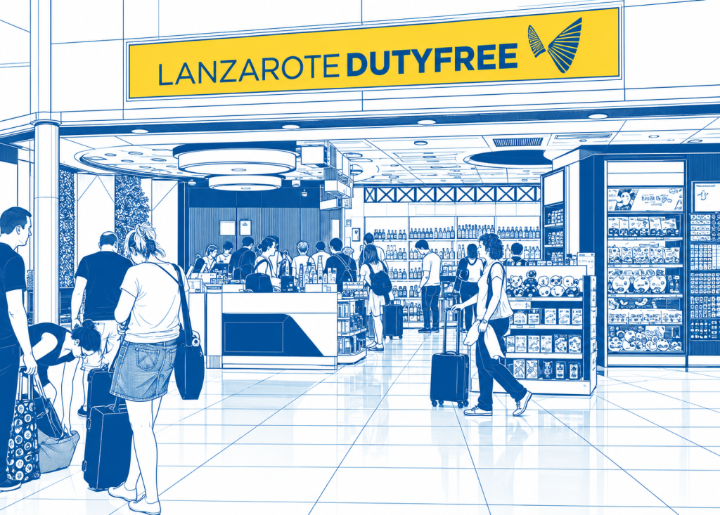 Duty-Free-Shopping am Flughafen Lanzarote