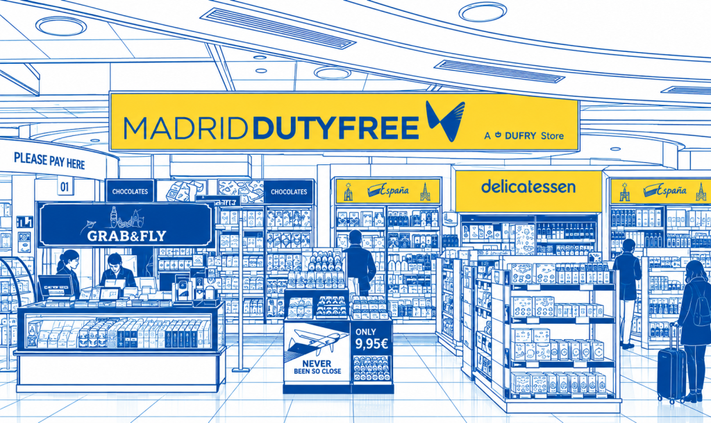 Duty Free am Flughafen Madrid