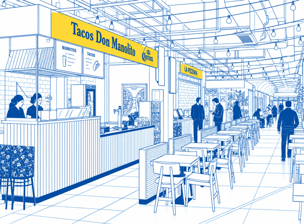 Gastronomie am Flughafen Madrid