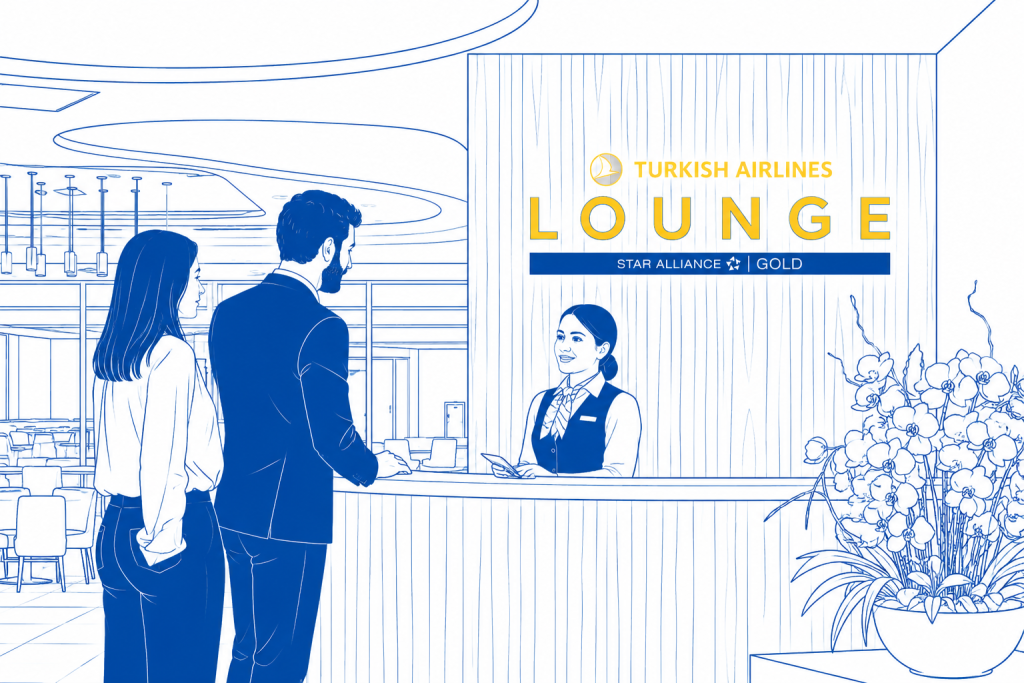 Turkish Airlines VIP Lounge am Flughafen Edinburgh