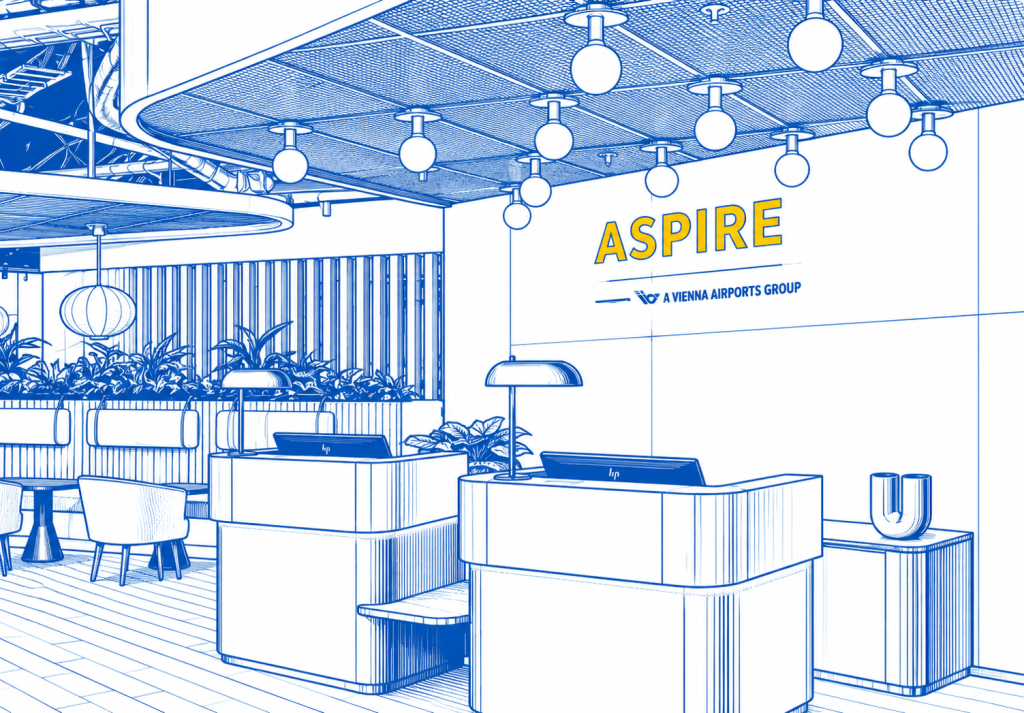 Aspire Lounge im Terminal 5 am Flughafen Stockholm Arlanda