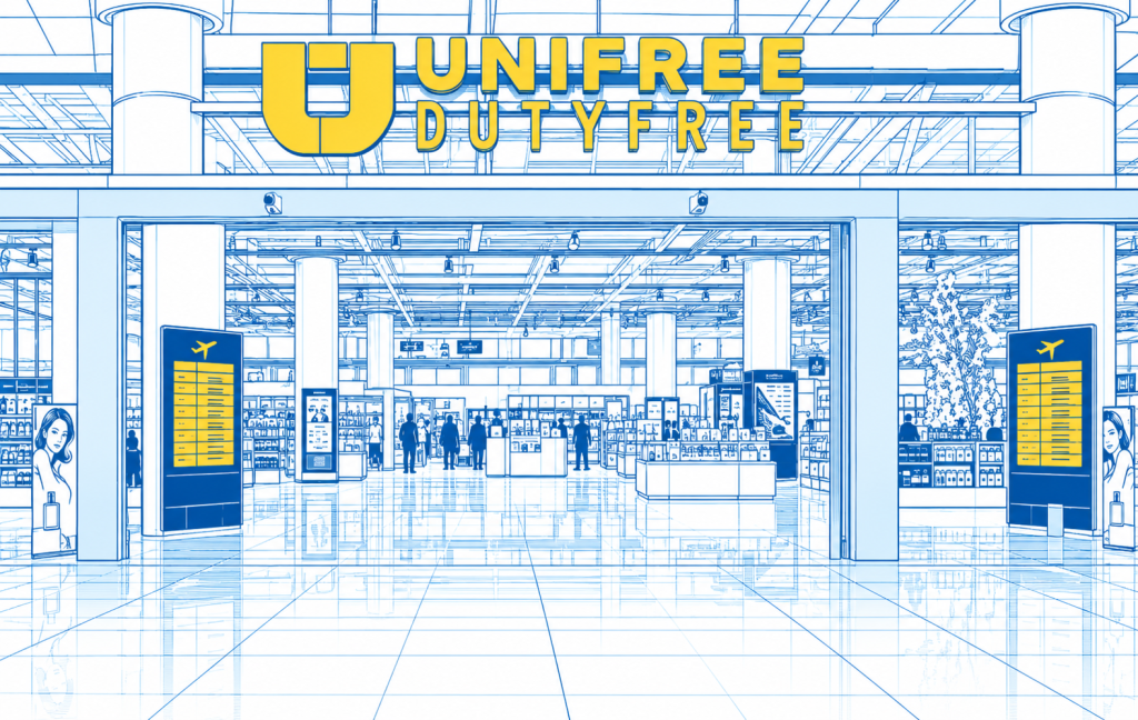 Duty-Free-Bereich am Flughafen Dalaman